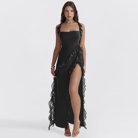 Elegante lange jurk voor vrouwen