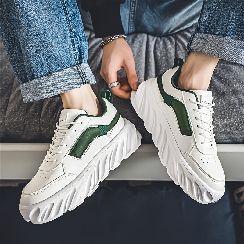 Heidi-Mode Weiße Chunky Sneaker für Herren