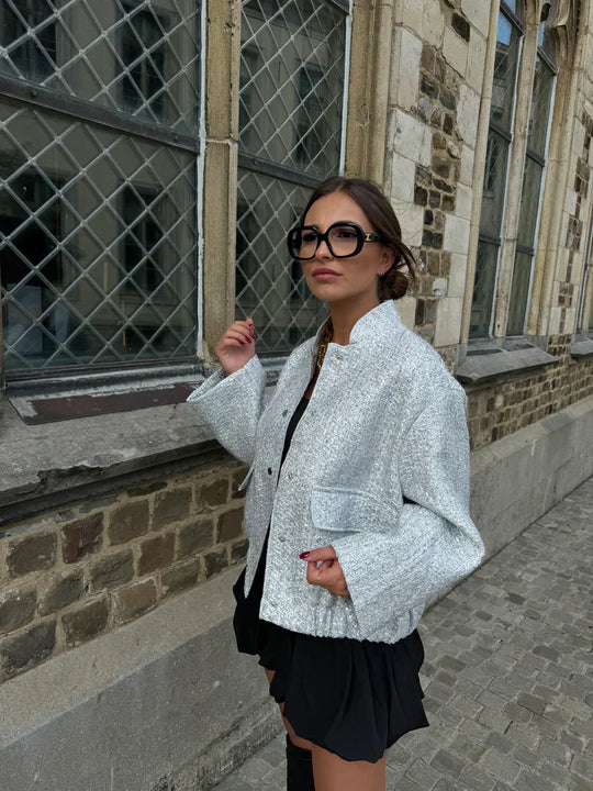 Heidi-Mode | Pailettenbomberjacke