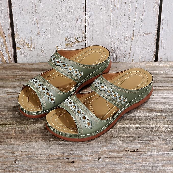 Heidi-Mode | Bequeme Damen Orthopädische Sandalen