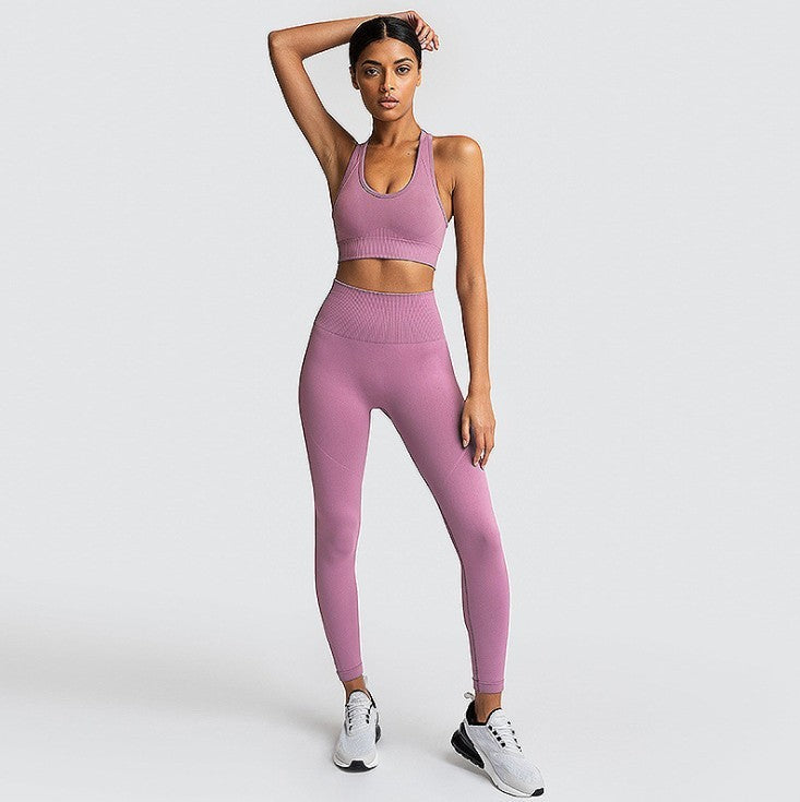 Heidi-Mode | Nahtloses Sportset aus Nylon für Damen