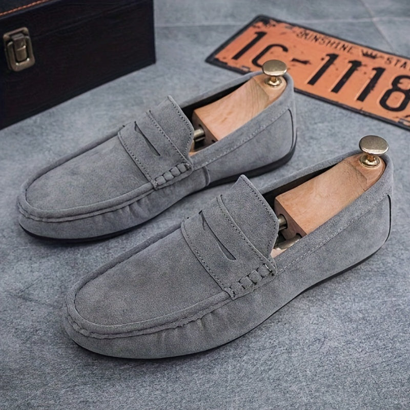 Heidi-Mode | Einfarbige Slipper Penny Loafer Schuhe