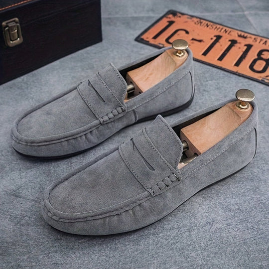 Heidi-Mode | Einfarbige Slipper Penny Loafer Schuhe