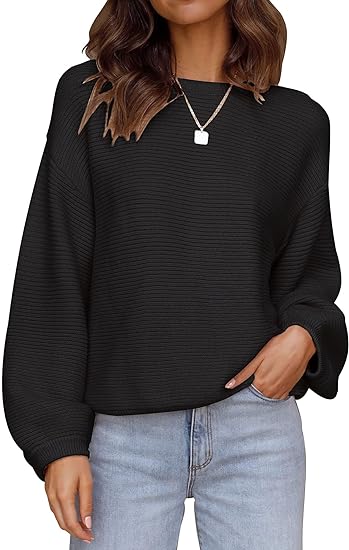 gerippelter Pullover