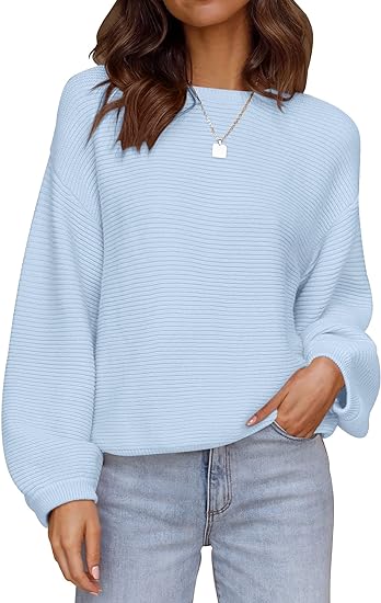 gerippelter Pullover