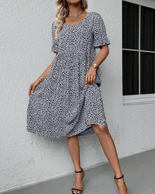 Heidi - Elegantes Kleid mit floralem Muster