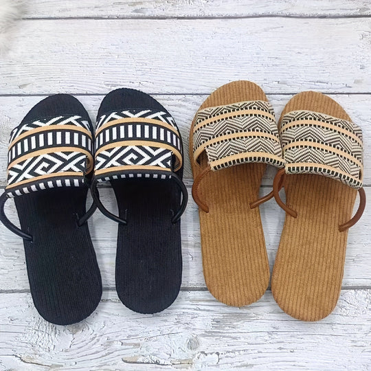 Heidi-Mode | Atmungsaktive Leichte Sommer Lipper für Frauen, Leichte Slidesandalen