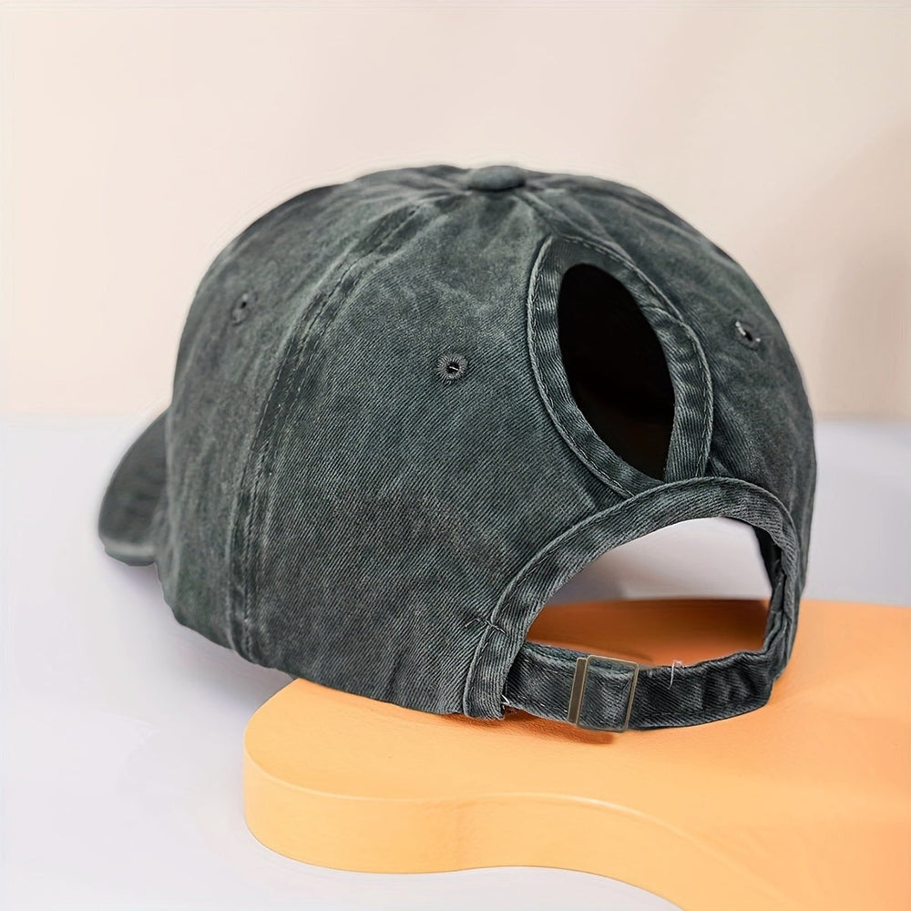 Heidi-Mode | Pferdeschwanz Baseballcap mit Atmungsaktivem Komfort und Uv Schutz