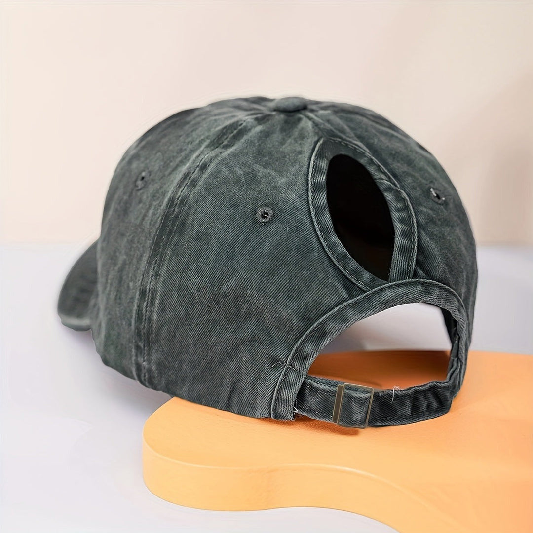 Heidi-Mode | Pferdeschwanz Baseballcap mit Atmungsaktivem Komfort und Uv Schutz