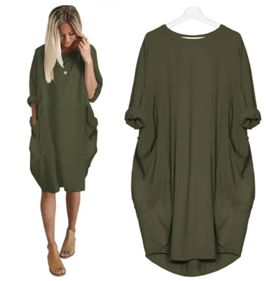 Comfy Casual Damen Kleid