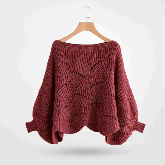 Strick-Batwing-Pullover