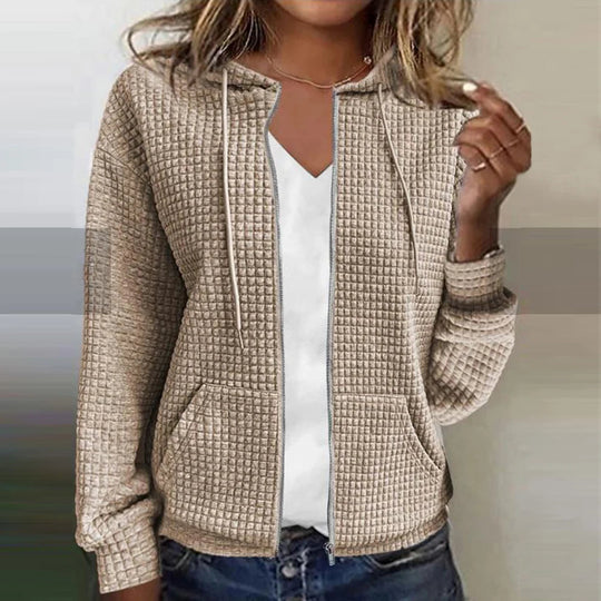 Heidi-Mode | Sweatshirt mit Kapuze und Reißverschluss für Damen
