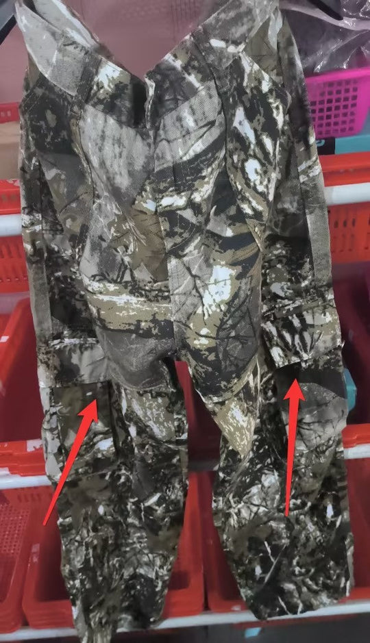 Heidi-Mode | Leichte Camouflage Cargo-Hosen mit Taschen für Den Sommer