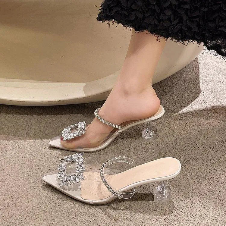 Heidi-Mode | Damen Pumps mit Strass