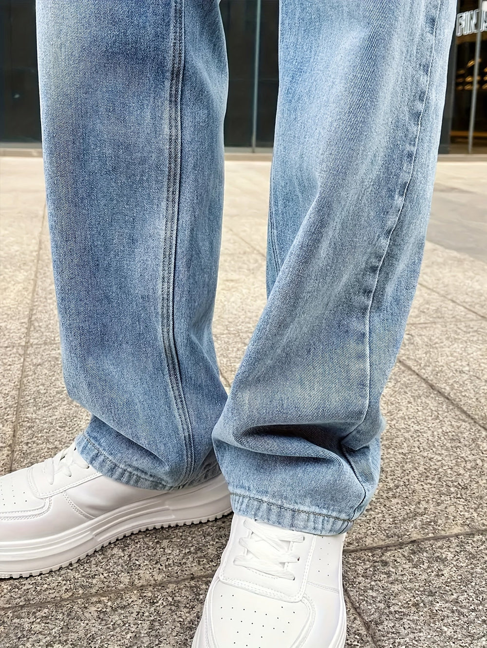 Heidi-Mode | Stilvolle und Bequeme Loose Fit Jeans mit Geradem Bein