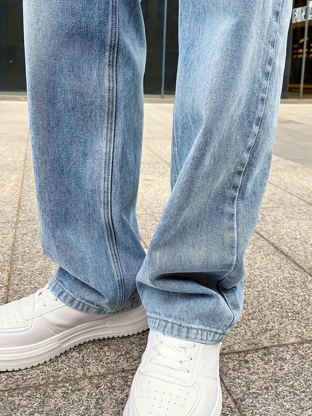 Heidi-Mode | Stilvolle und Bequeme Loose Fit Jeans mit Geradem Bein
