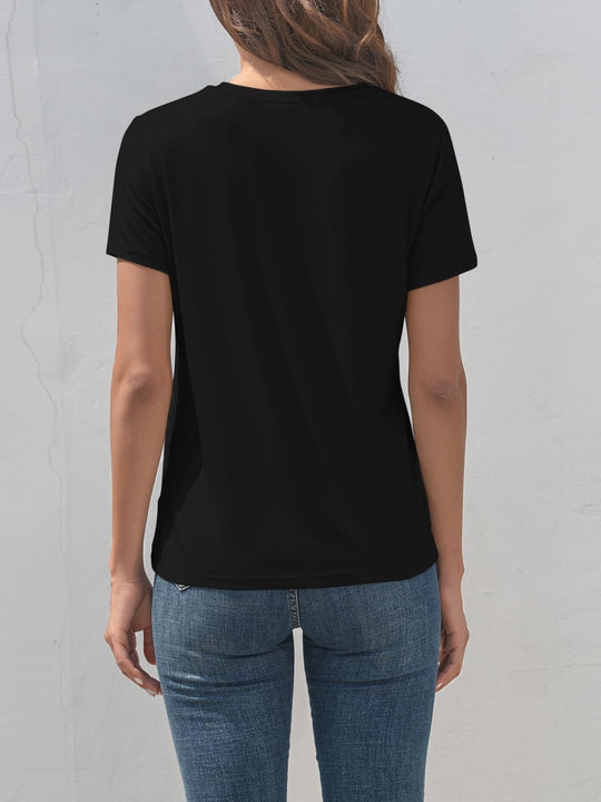 Heidi-Mode | Katzen Rundhals Kurzarm T-Shirt
