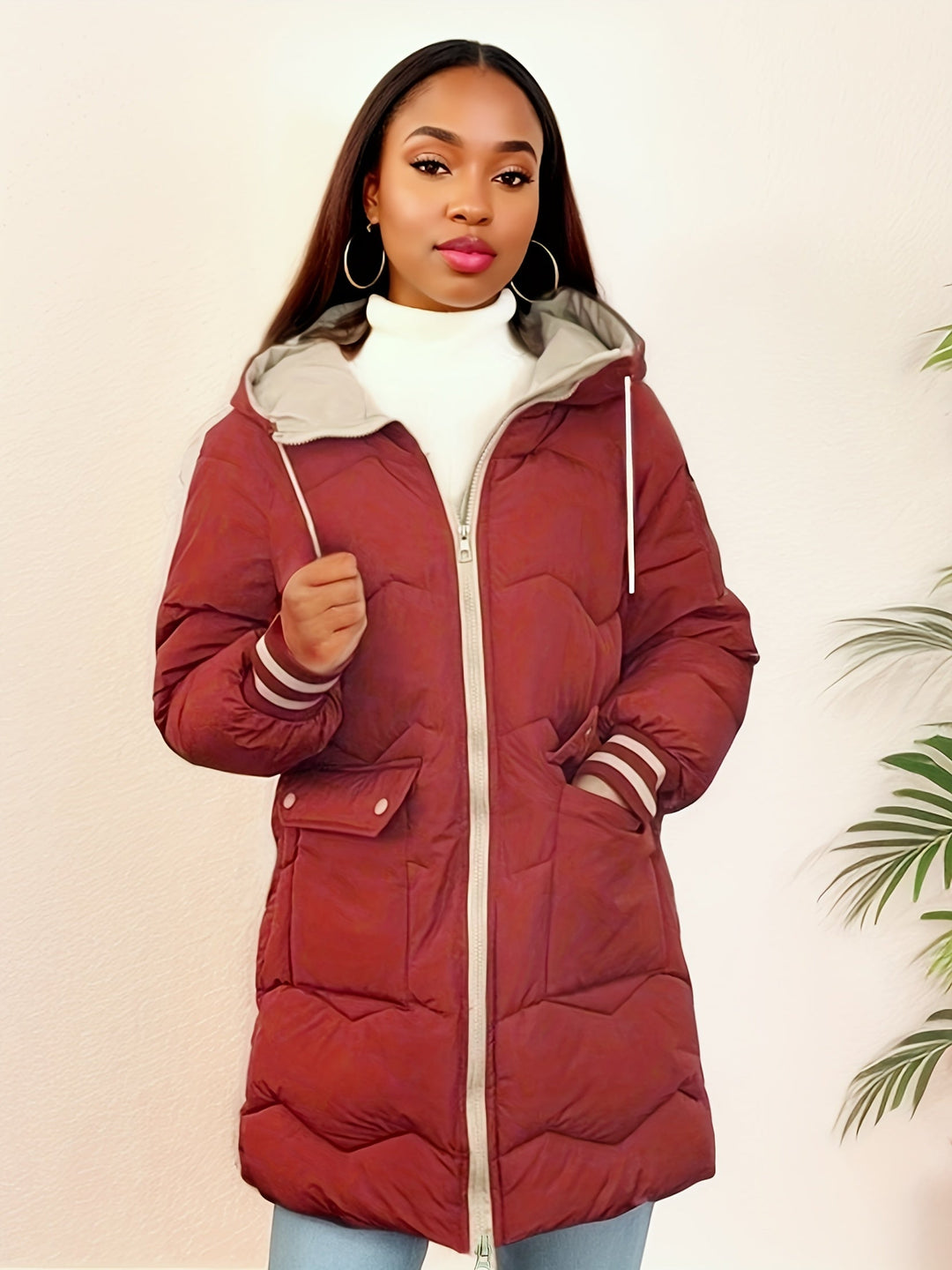 Heidi-Mode | Warme Winter-Pufferjacke Für Damen