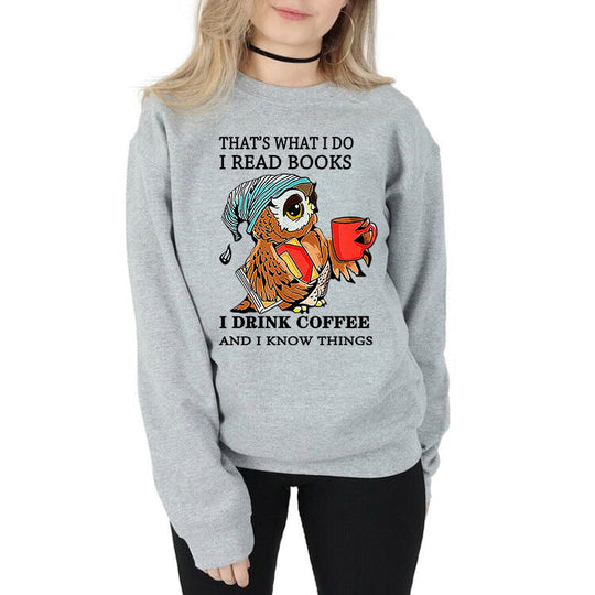 Heidi-Mode | Das ist es, was ich mache Rundhalsausschnitt Langarmpullover