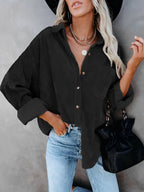 Heidi-Mode | Kord Knopf-Jacke
