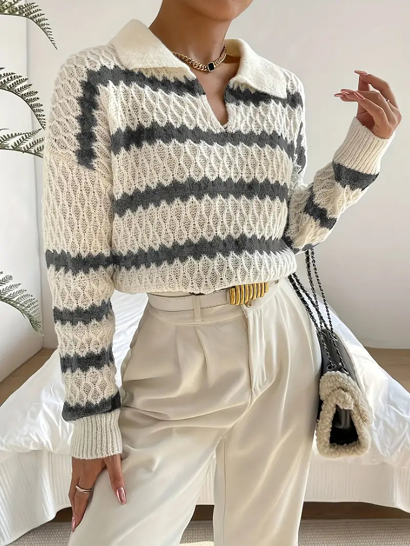 Heidi-Mode | Klassische Streifen Pullover