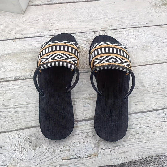 Heidi-Mode | Atmungsaktive Leichte Sommer Lipper für Frauen, Leichte Slidesandalen