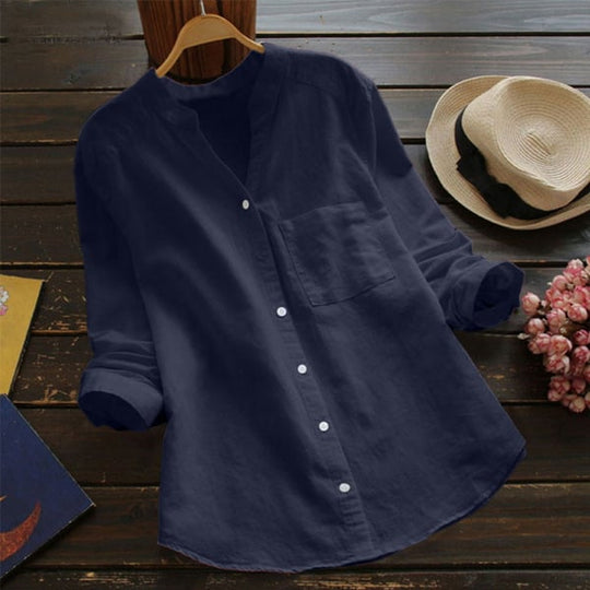 Heidi-Mode | Leinen Casual Hemd
