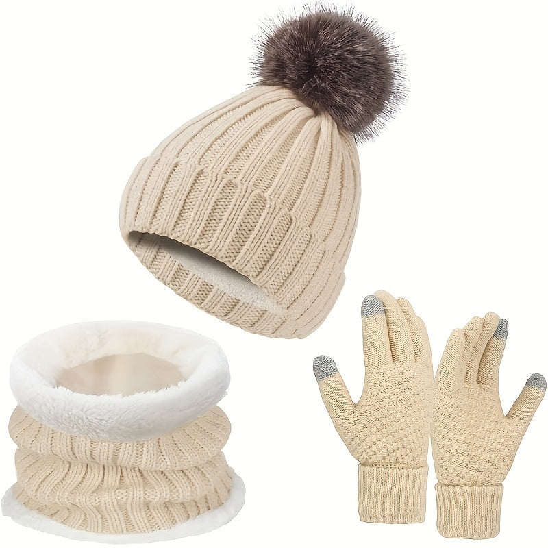 Heidi-Mode - Lässiges Winter Bequemes 3-teiliges Set für Frauen