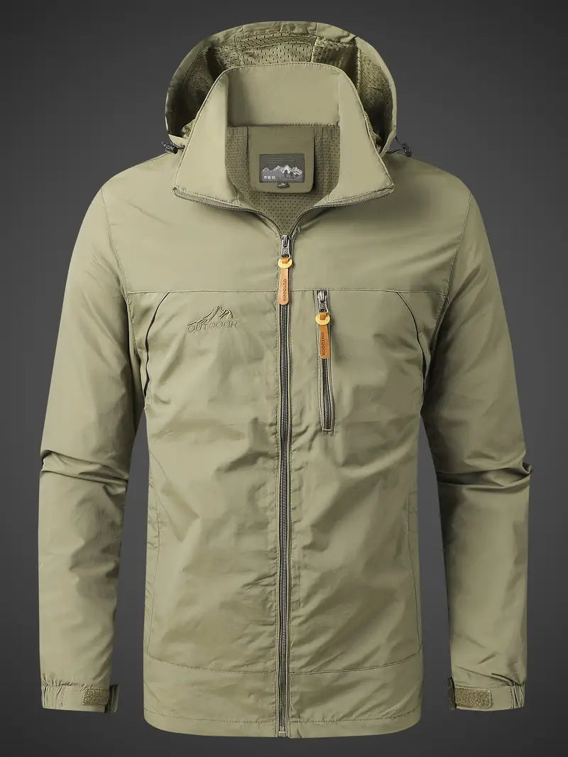 Heidi-Mode | Wasser und Winddichte Herren Outdoor Jacke für Alle Aktivitäten
