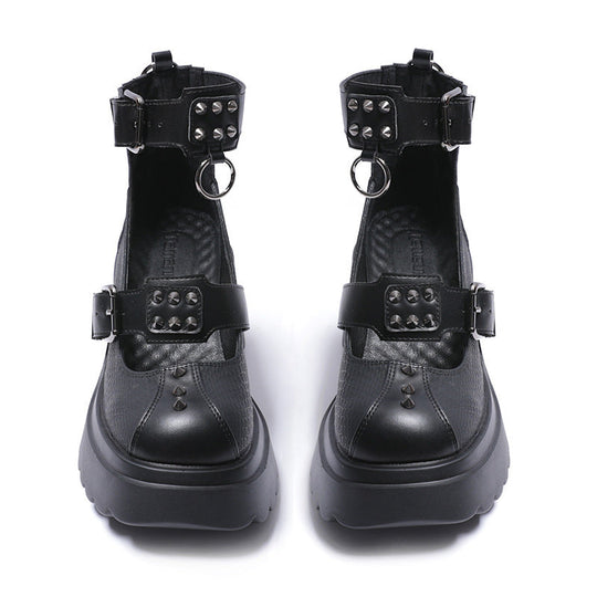 Heidi-Mode | Mode Damen Niet Schnalle Schuhe