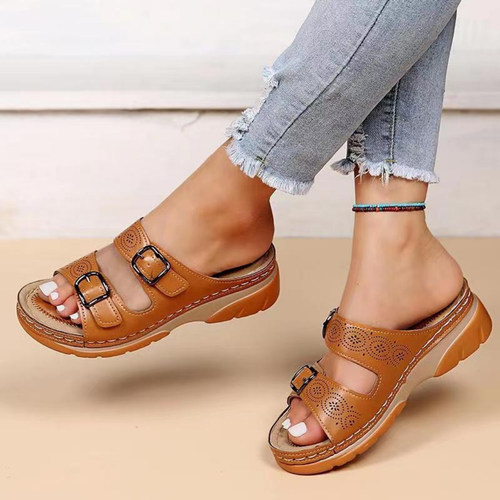 Heidi-Mode | Bequeme Damen Orthopädische Sandalen