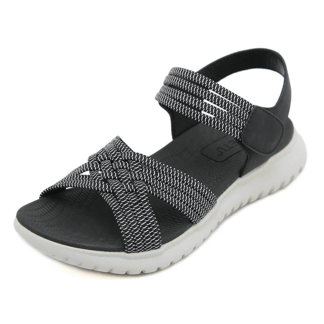 Heidi-Mode | Damen Sommer Sandalen: Leicht, Rutschfest, Modisch, Offen, Komfortabel