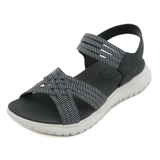 Heidi-Mode | Damen Sommer Sandalen: Leicht, Rutschfest, Modisch, Offen, Komfortabel