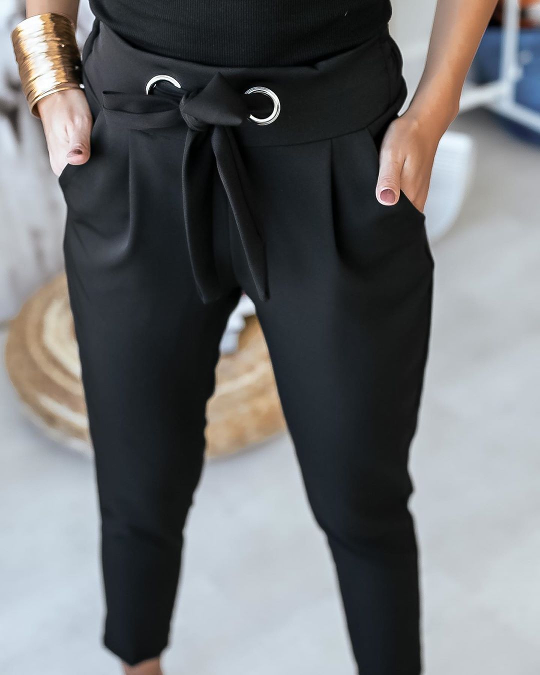 Heidi-Mode | Elegante Hose mit Stretch und Hoher Taille Damen