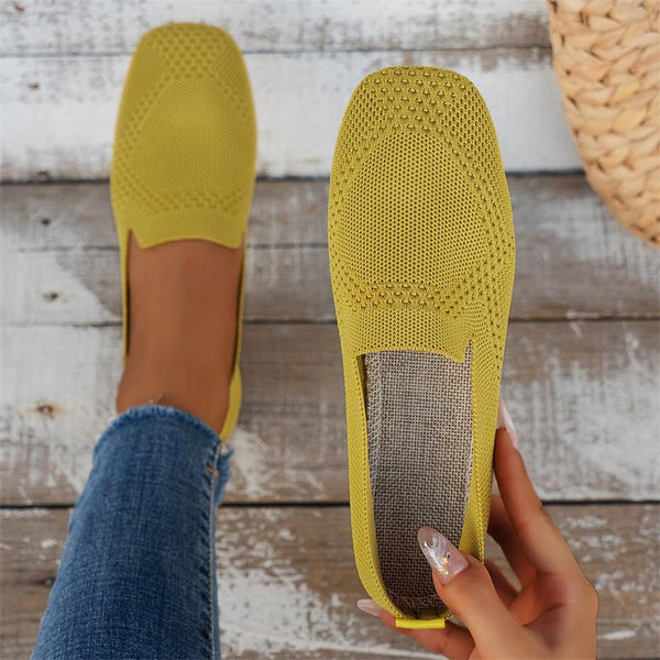 Bequeme, rutschfeste flache Schuhe für Damen
