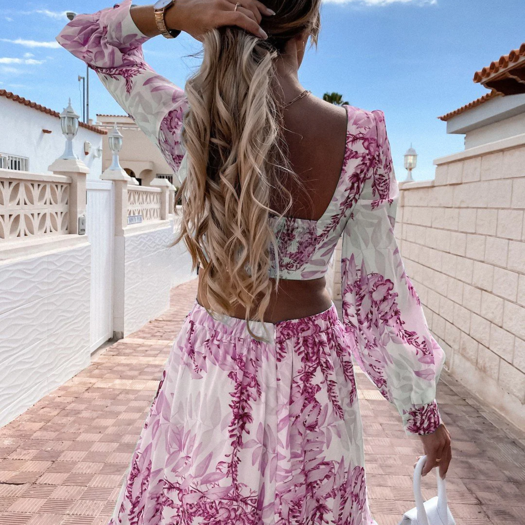 Heidi-Mode | Cut Out Maxikleid mit Mutigem Design für Damen