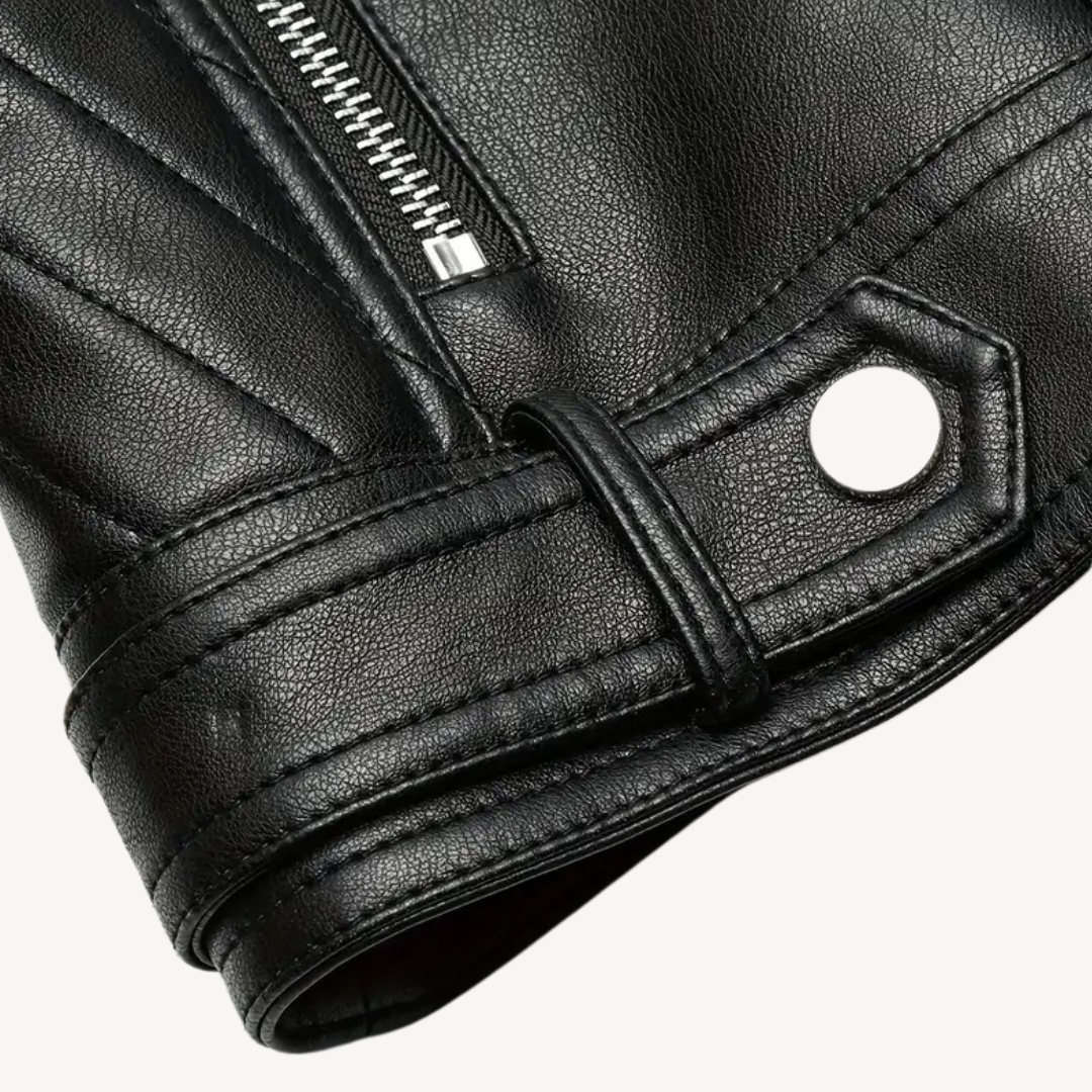 Heidi-Mode | Fake-Leder Bikerjacke für Frauen