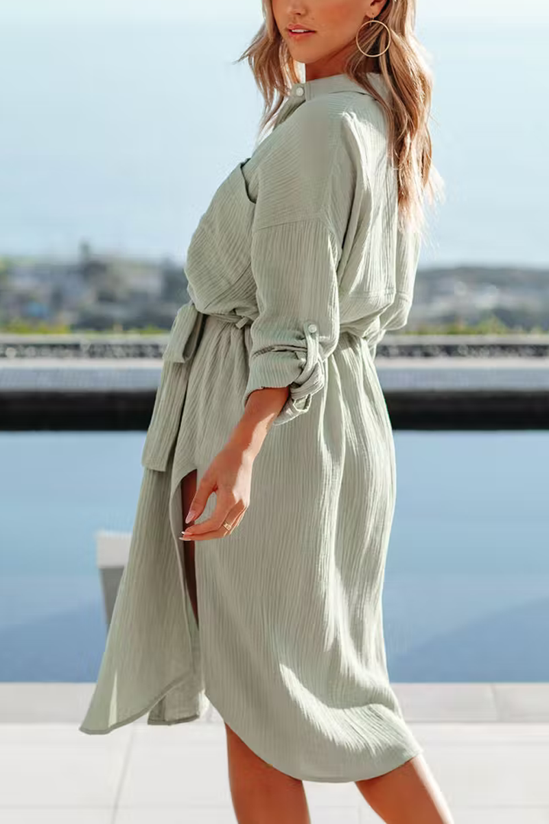 Heidi-Mode | Bodega Bay Baumwoll Cover-up Hemdkleid