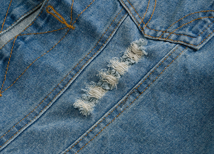 Heidi-Mode Stylische Denim Weste für Herren