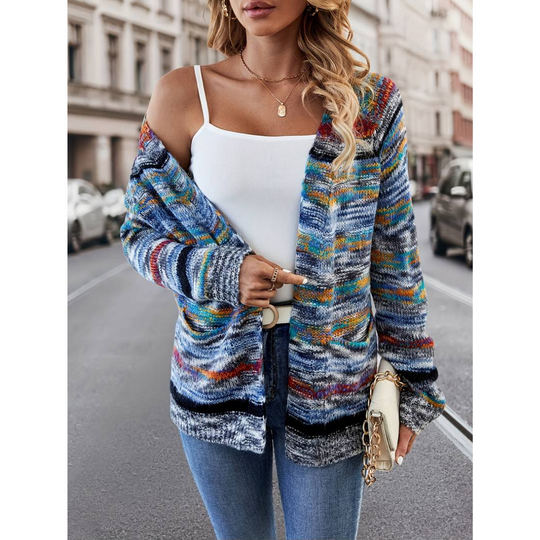 Heidi-Mode | Damen Warme Strickjacke Lange Ärmel