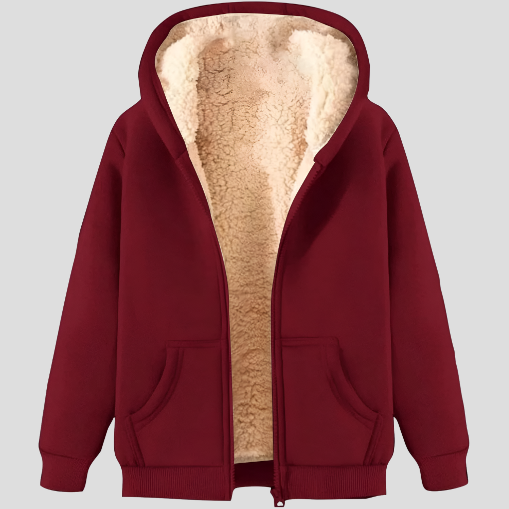 Heidi-Mode | Warmer Fleecegefütterter Winterhoodie für Herren