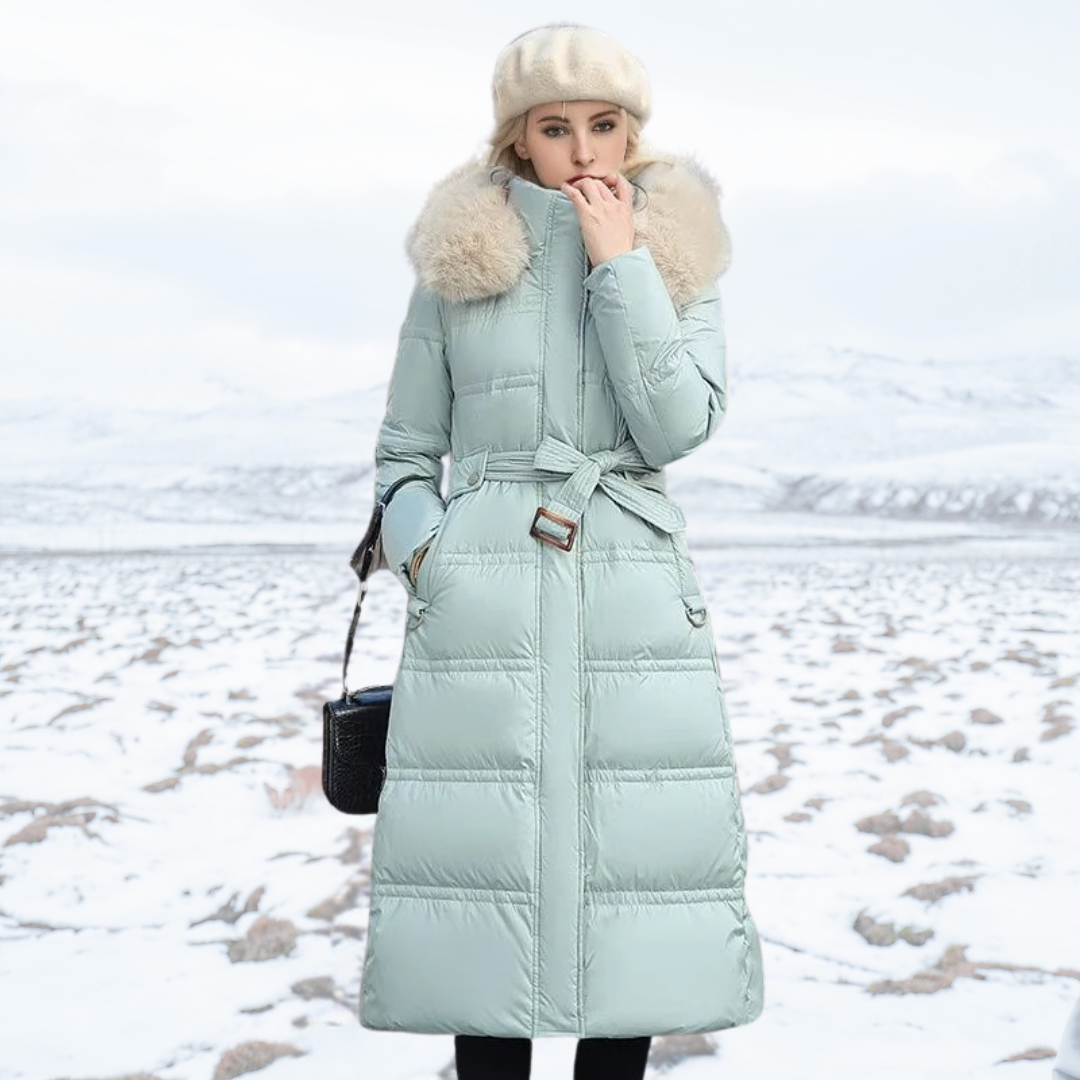 Luxe Winterjacke Mit Pelzkragen Für Damen - Nordelle