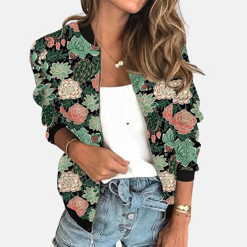 Heidi-Mode | Retro Print Kurzjacke