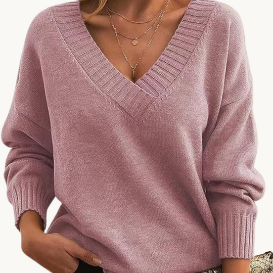 Heidi-Mode | Kaschmir-Pullover Mit V-Ausschnitt Für Frauen