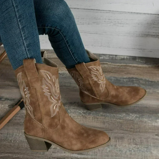 Feld - Western Cowboystiefel Mit Absatz