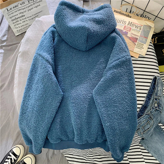 Heidi-Mode | Trendy Flauschiger Hoodie