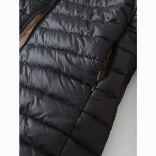 Heidi-Mode | Luxuriöse Fleecegefütterte gepolsterte Jacke mit Kapuze für zusätzlichen Komfort Ideal für Herbst/Winter