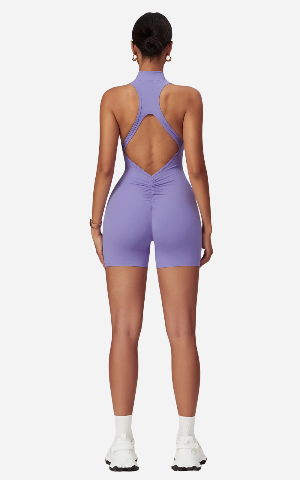 Heidi-Mode | Damen Rückenfreies Sporttop Kurzarm