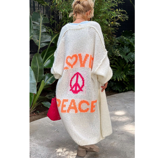 peace strickjacke - Ibiza