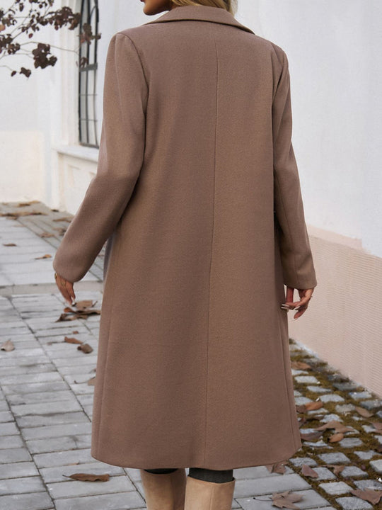 Heidi-Mode | Langer Damenmantel mit Taschen